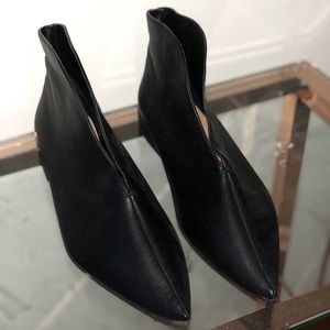 Zara Booties with Front Slit